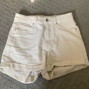 H&M High Waisted Khaki Shorts